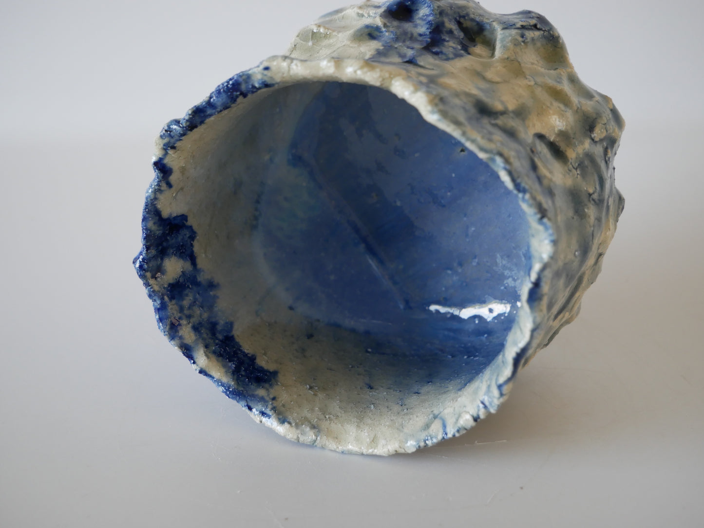 Takashi Kimura [30. Pale Blue Glazed Tea Bowl with Kiln Variation]