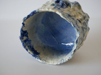 Takashi Kimura [30. Pale Blue Glazed Tea Bowl with Kiln Variation]