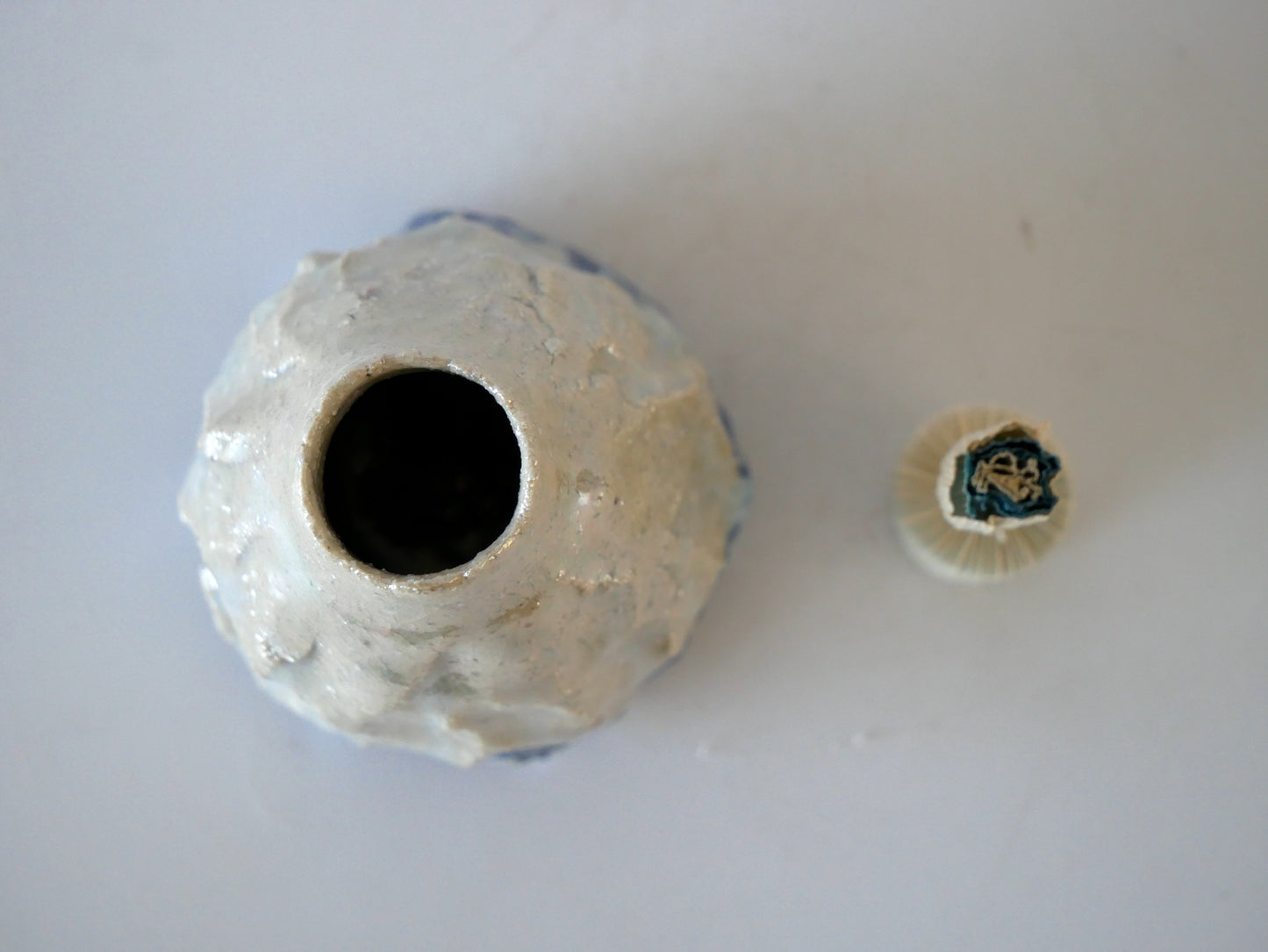 Takashi Kimura [57. Pale Blue Glazed Incense Container]