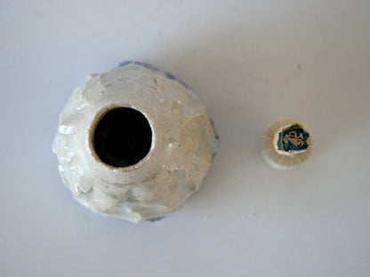 Takashi Kimura [57. Pale Blue Glazed Incense Container]