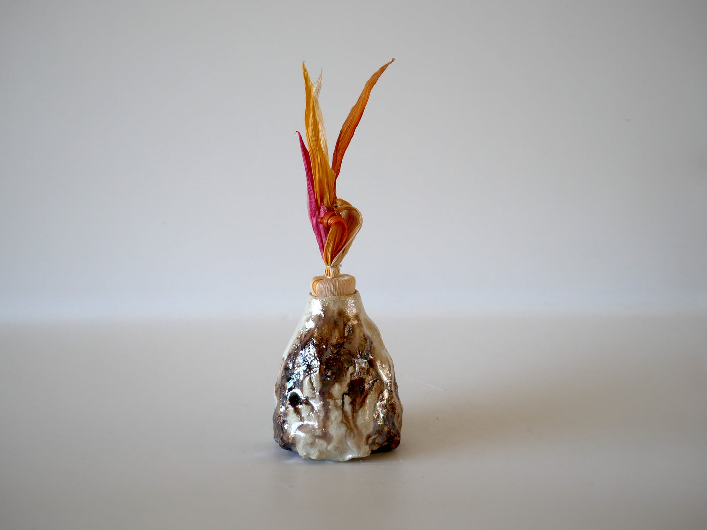 Takashi Kimura [66. White Glaze Iridescent Furidashi]