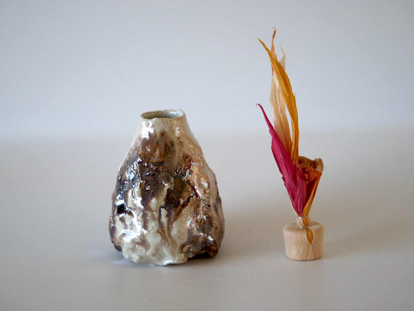 Takashi Kimura [66. White Glaze Iridescent Furidashi]
