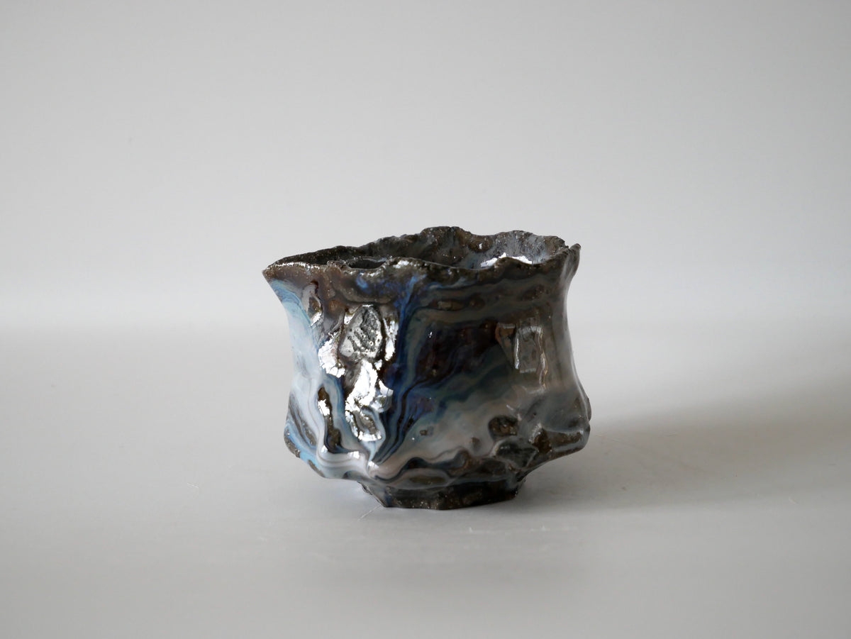 Takashi Kimura [084. Ash-glazed Spouted Bowl]