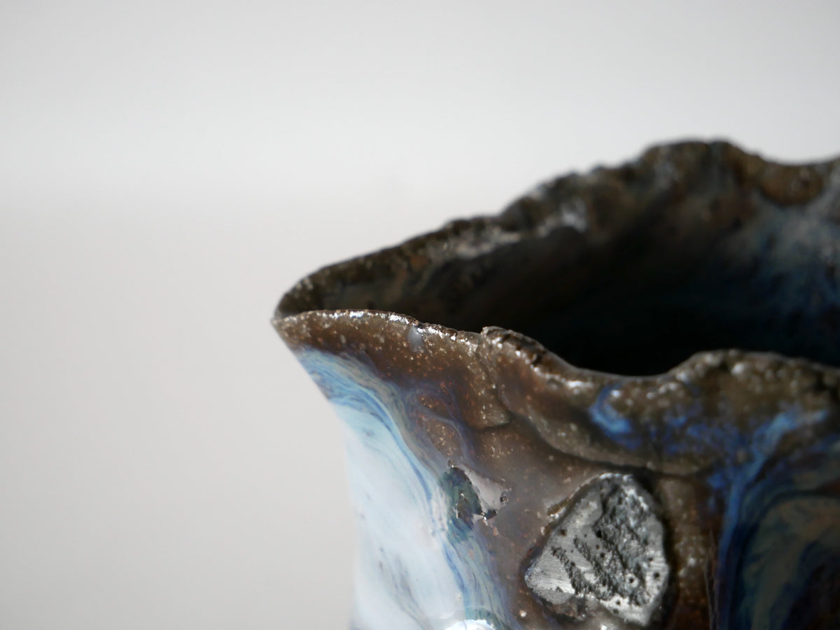 Takashi Kimura [084. Ash-glazed Spouted Bowl]