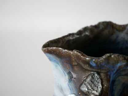 Takashi Kimura [084. Ash-glazed Spouted Bowl]