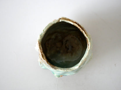 Takashi Kimura [130. Green and White Glazed Guinomi]