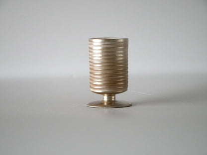 Kazue Wakabayashi [48. Silver Lacquer Sake Cup (footed)]