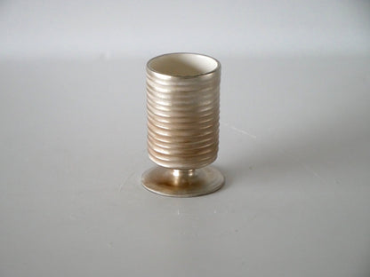 Kazue Wakabayashi [48. Silver Lacquer Sake Cup (footed)]