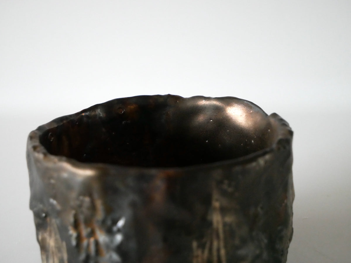 WAKABAYASHI Kazue [09. Silver-Glazed Changing Tea Bowl]