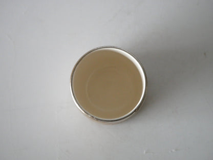 Kazue Wakabayashi [44. Silver Lacquer Sake Cup (White)]