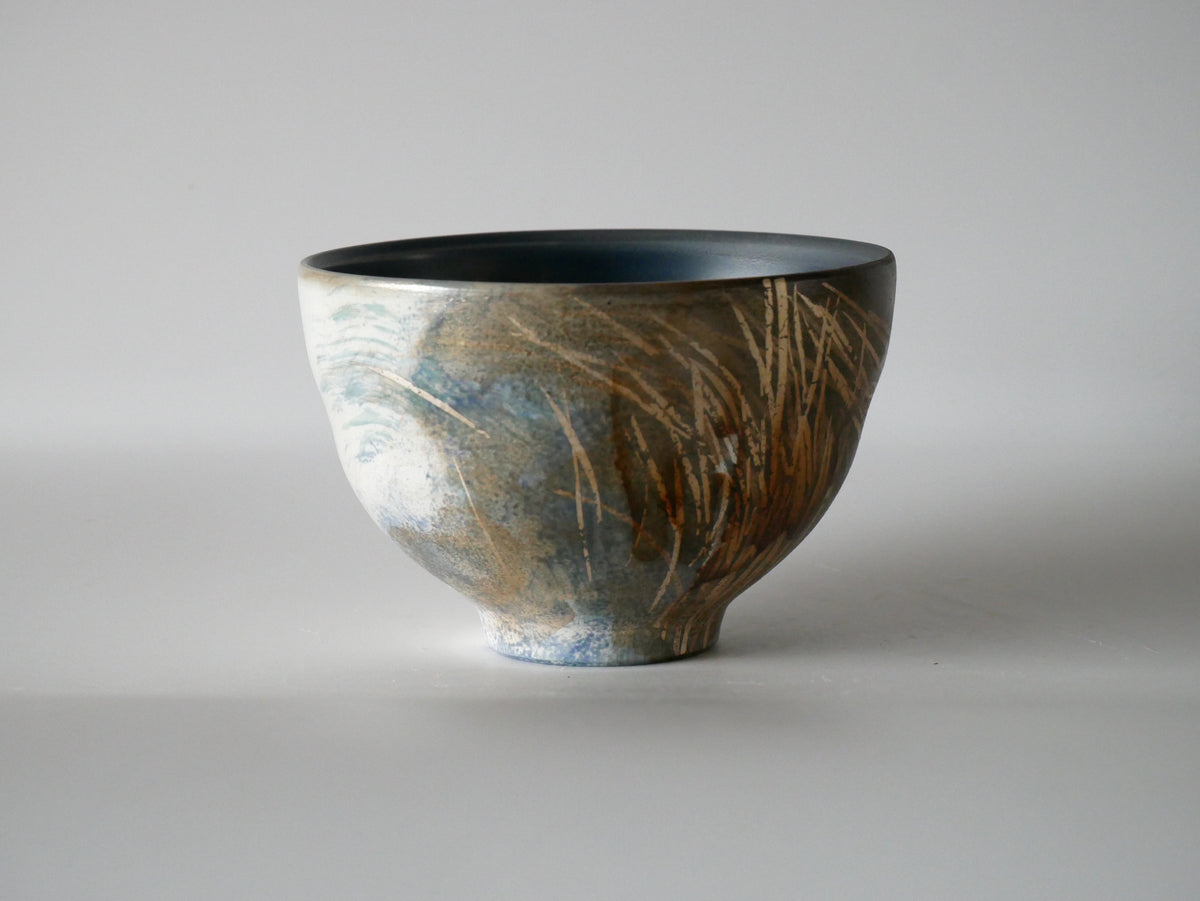 Wakabayashi Kazue [03. Silver lacquerware tea bowl]
