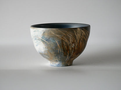 Wakabayashi Kazue [03. Silver lacquerware tea bowl]