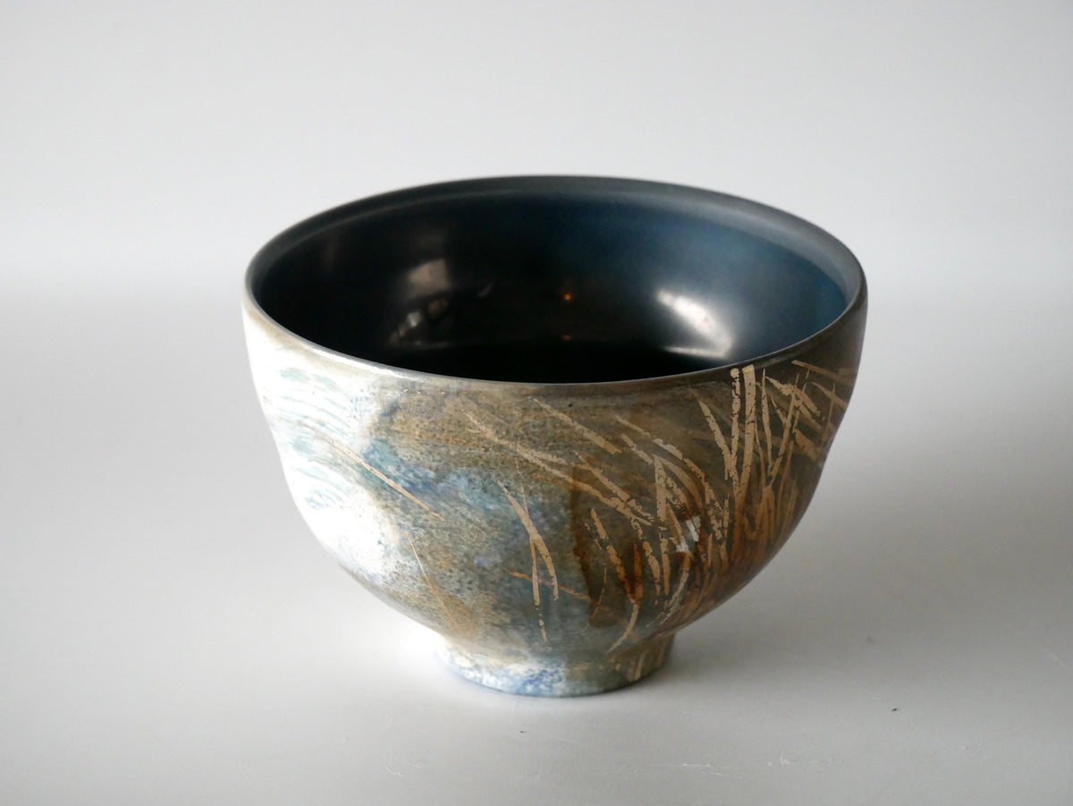 Wakabayashi Kazue [03. Silver lacquerware tea bowl]