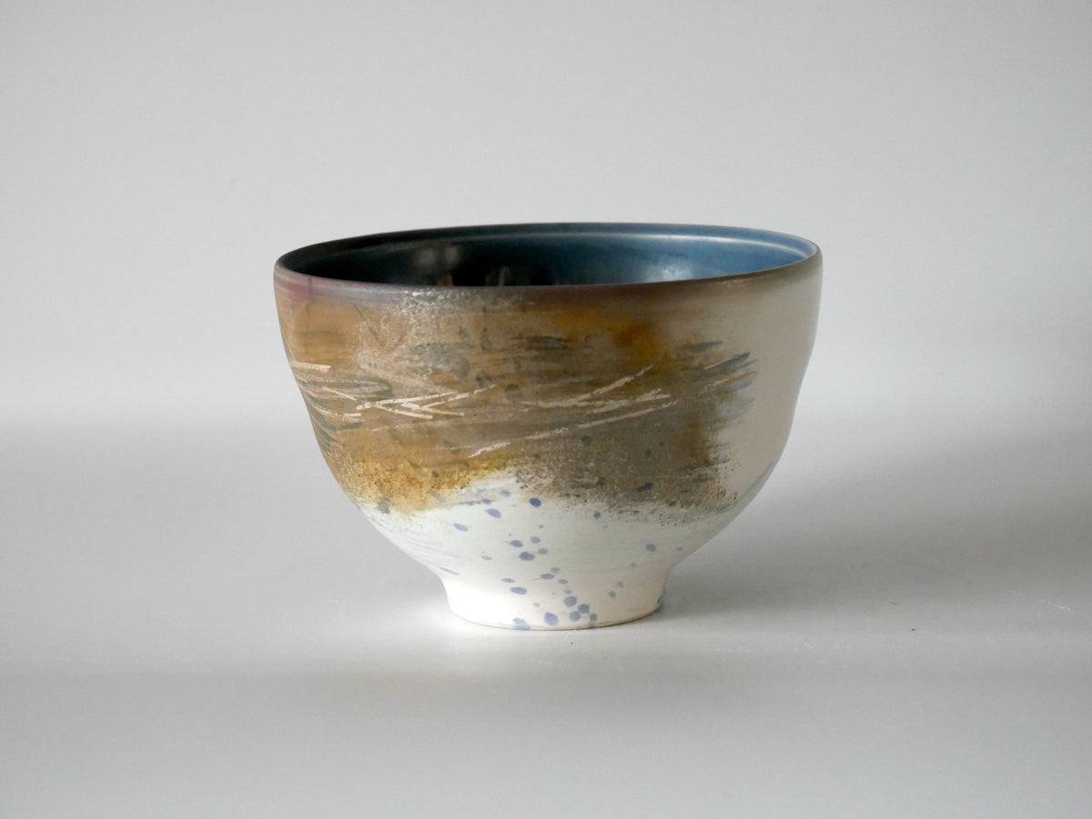 Wakabayashi Kazue [03. Silver lacquerware tea bowl]